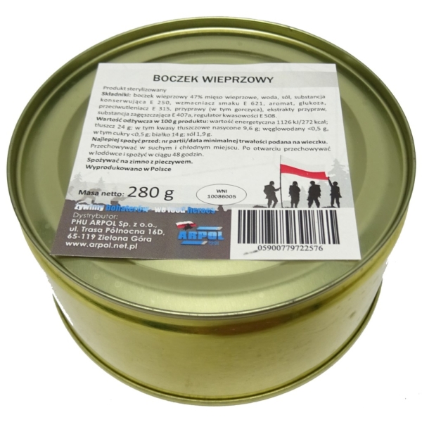 Konserwa WP Boczek wieprzowy 280 g